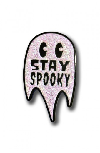 STAY SPOOKY - Lets Get Spooky GLITTER Pin