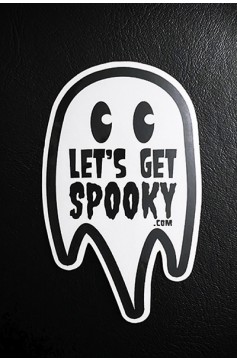 LETS GET SPOOKY Sticker